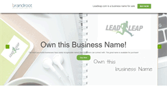 Desktop Screenshot of leadleap.com